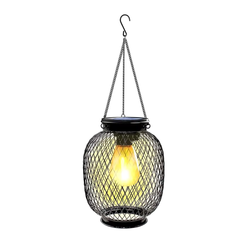 Rechargeable Hanging Garden Lamp with Twilight Auto-On – Battery-Free LED Glow for Patio & Yard | Thomler