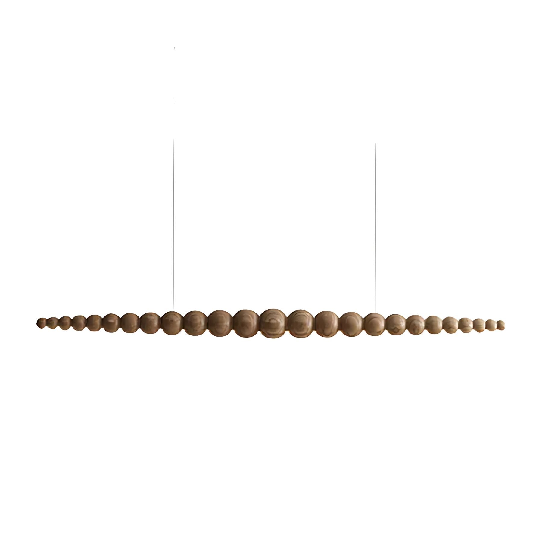 Pendant Light Wood Metal LED Warm White Adjustable Dining Table Kitchen Island Linear Hanging Ceiling Lamp Scandinavian Modern | Thomler