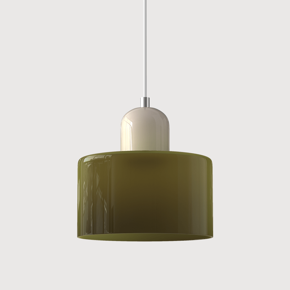Handwoven Glass Pendant Light Bauhaus Style Indoor Hanging Lamp Adjustable Cable for Dining Room Kitchen Home Office | Thomler