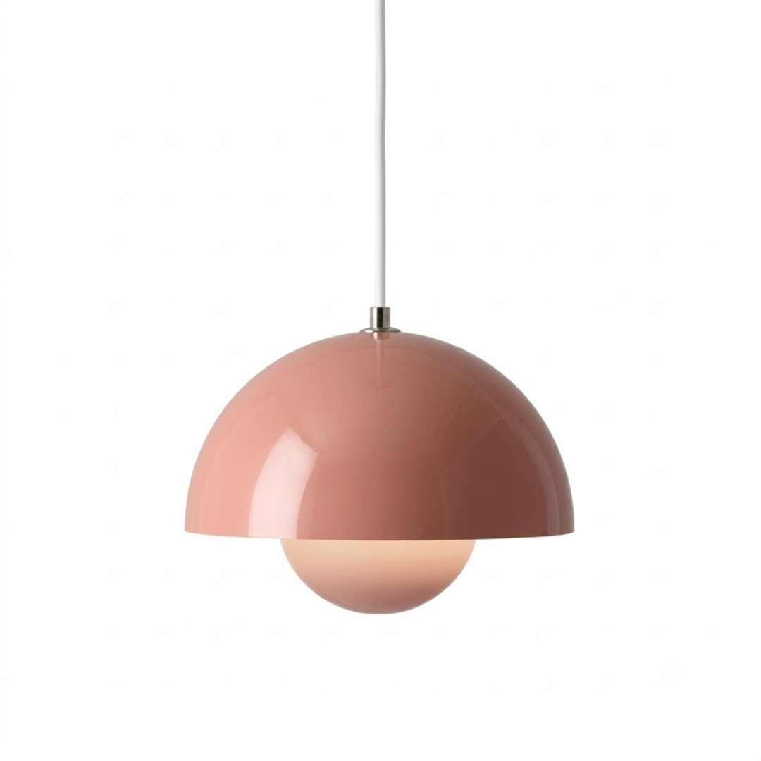 Hanging Planter Light Fixture with Built-In Pot for Indoor Plants & Modern Scandinavian Farmhouse Decor | Thomler