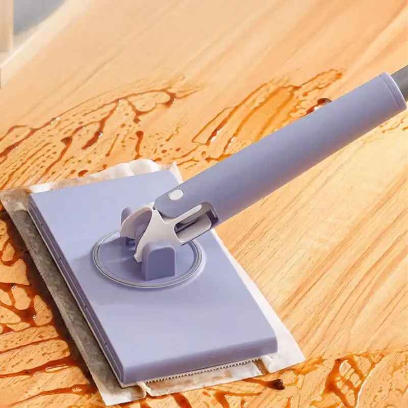 Hands-Free Wringing Floor Mop with Quick-Dry Head & Automatic Clamp – Wet & Dry Use for Tile Hardwood Laminate | Thomler