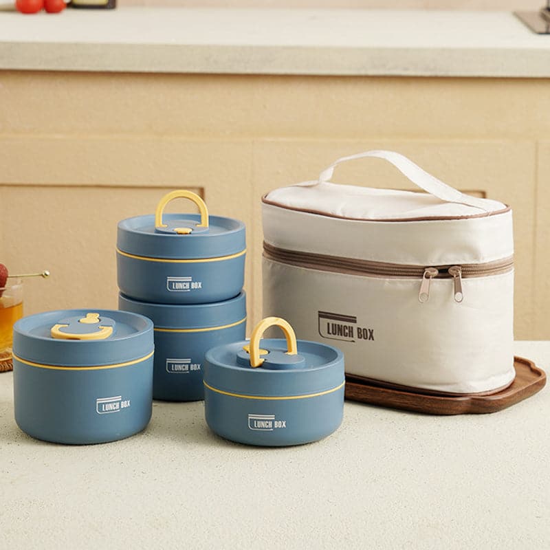 Insulated Stainless Steel Lunch Box with Leak-Proof Seal for Work, School & Travel | Keeps Food Hot for Hours | Double-Wall Food Container | Thomler