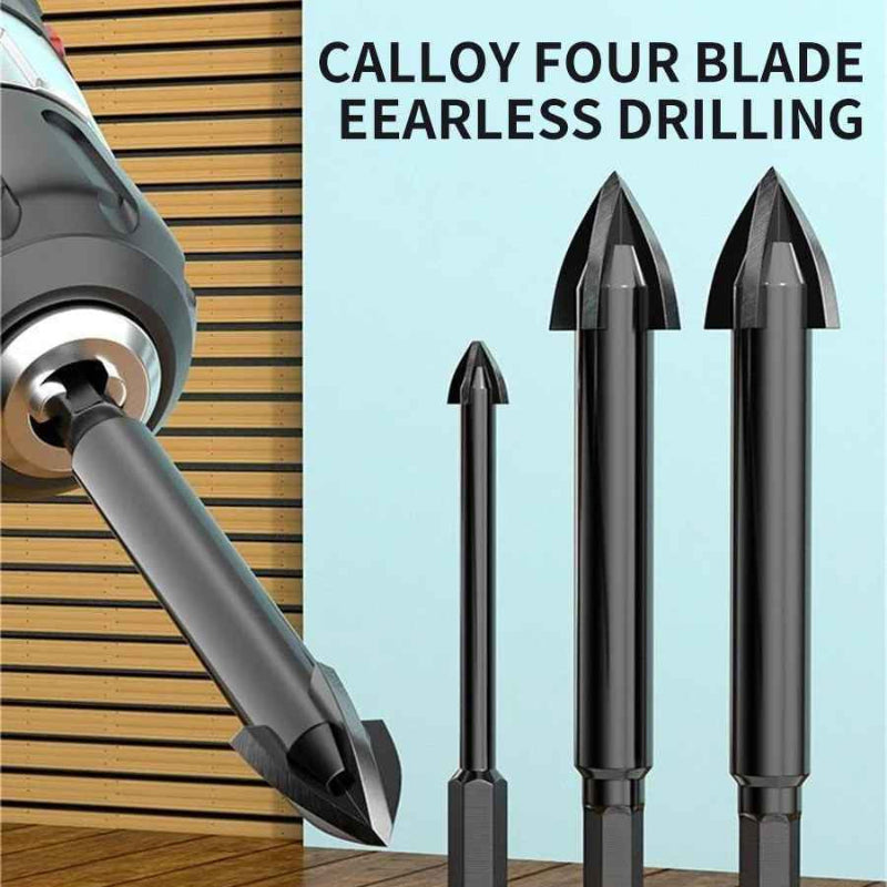 Carbide Drill Bit Set for Tile, Glass & Marble – Precision Drilling Without Water | Thomler