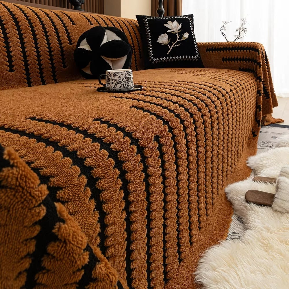 Quilted Microfiber Sofa Slipcover with Non-Slip Backing – Thick Tufted Furniture Protector for Couch & Loveseat, Machine Washable | Thomler