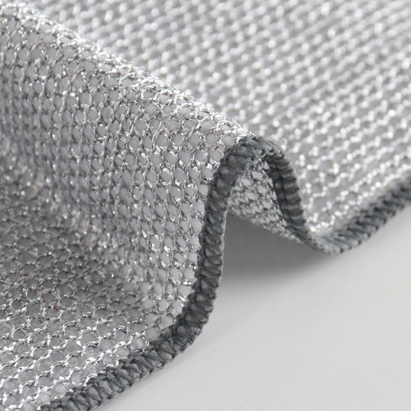 Nylon Mesh Dishcloth Set Safe for Nonstick Cookware Kitchen Cleaning Cloth Reusable Scouring Pad for Pots Pans Dishes Countertops | Thomler