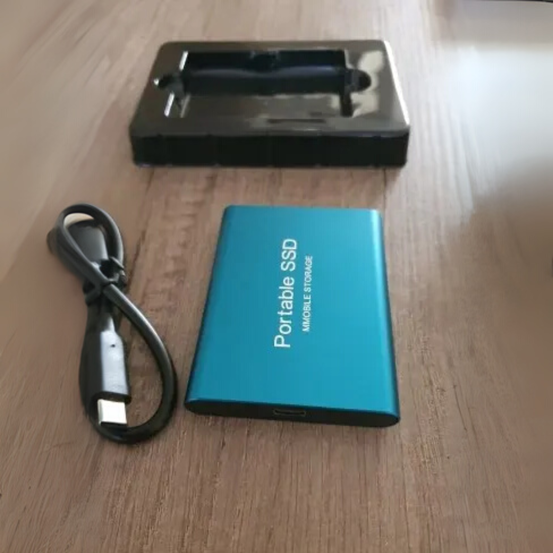 External Solid State Drive Impact-Resistant 1 TB Portable Storage USB 1050 MB/s Fast File Transfer | Thomler