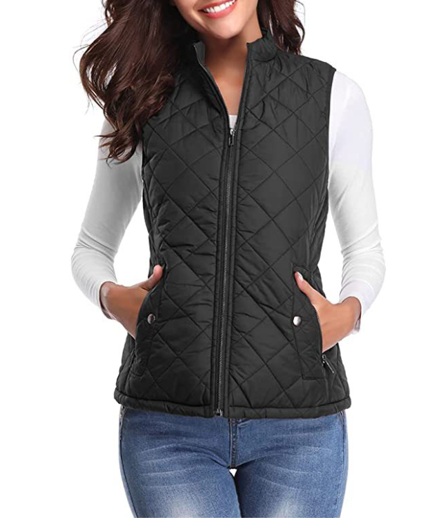 Lightweight Quilted Zip-Front Vest for Women – Casual Layering Piece for Spring & Fall | Thomler