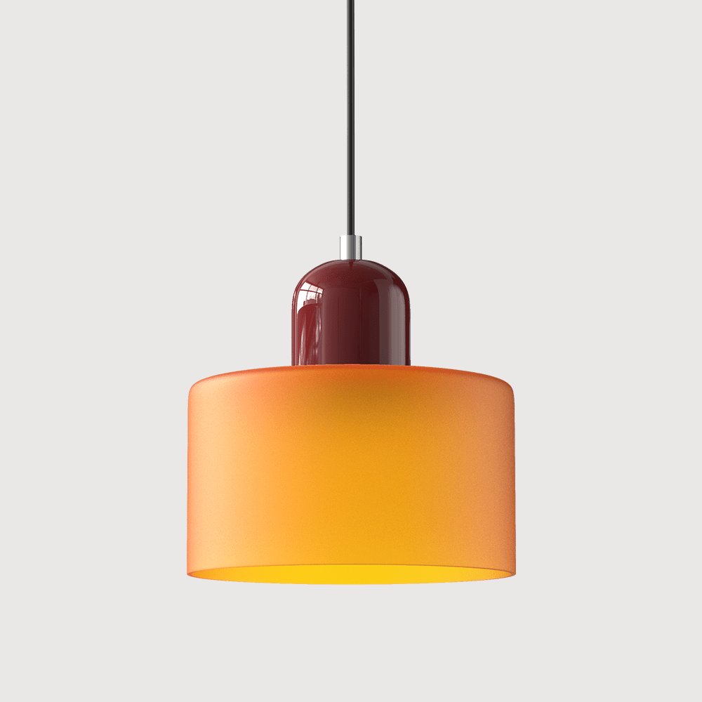 Handwoven Glass Pendant Light Bauhaus Style Indoor Hanging Lamp Adjustable Cable for Dining Room Kitchen Home Office | Thomler