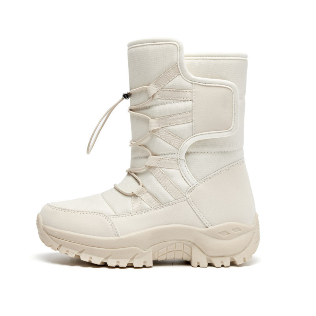 Women's Insulated Waterproof Winter Boots with Hook-and-Loop Closure for Snow & Ice | Thomler