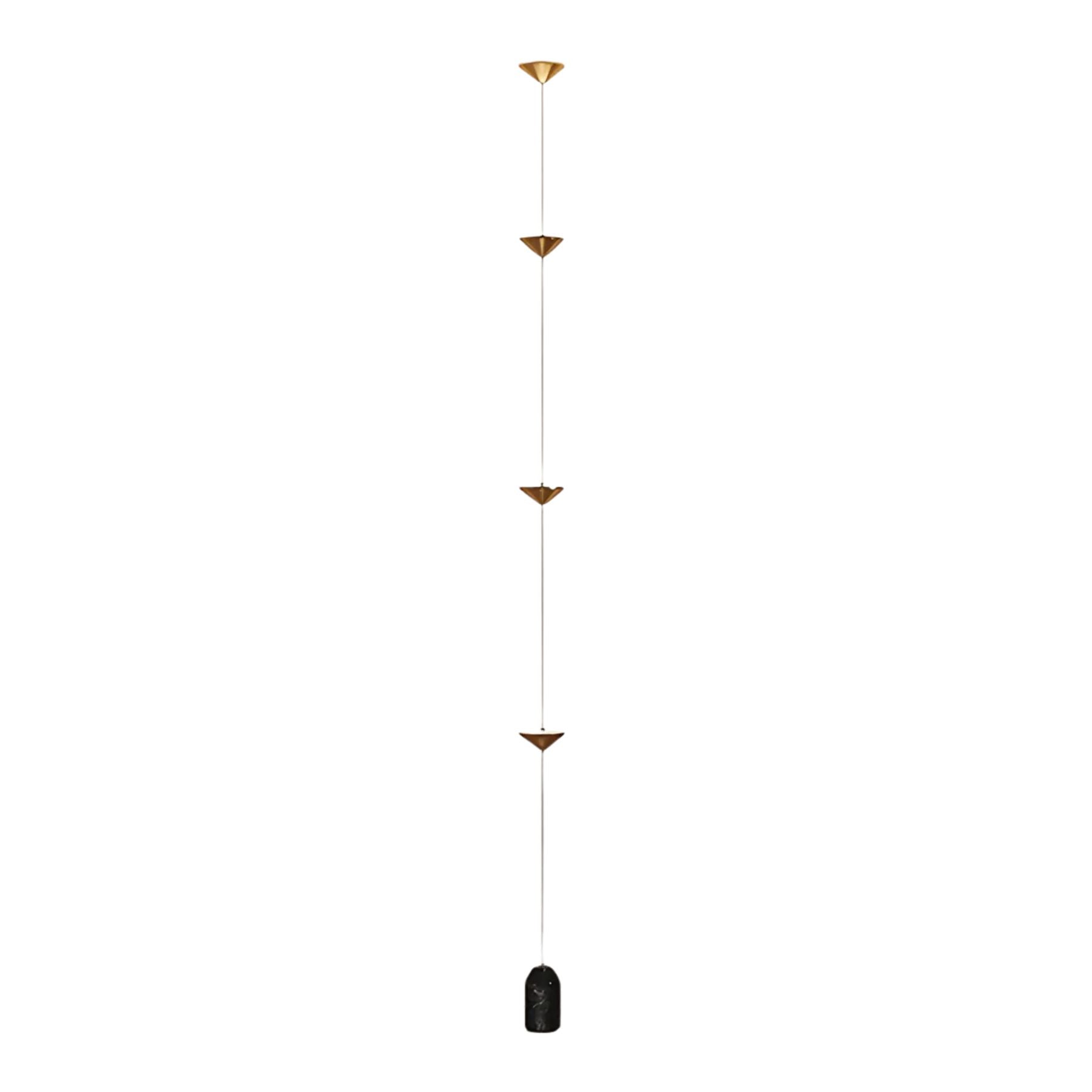 Floor To Ceiling Lamp Metal LED 2.5 m To 3.2 m Warm Light Living Room Bedroom Minimalist Vertical Lighting Fixture | Thomler