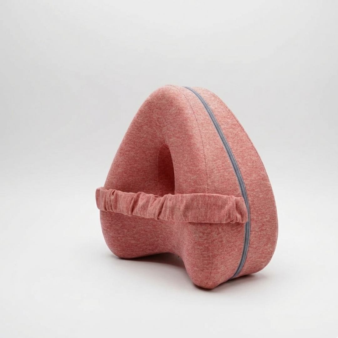 Ergonomic Knee Cushion for Side Sleepers – Contoured Hip Alignment Support Pillow with Adjustable Strap – Breathable Memory Foam for Lower | Thomler