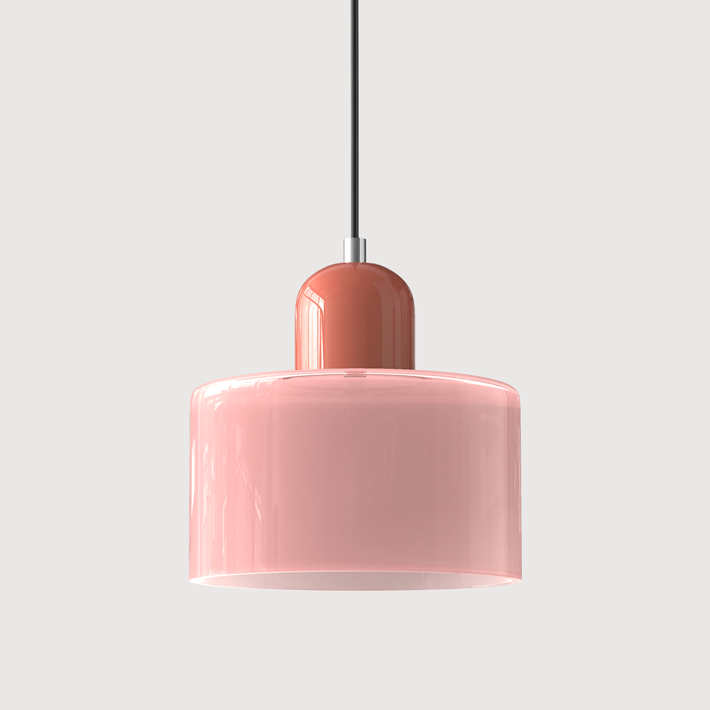 Handwoven Glass Pendant Light Bauhaus Style Indoor Hanging Lamp Adjustable Cable for Dining Room Kitchen Home Office | Thomler