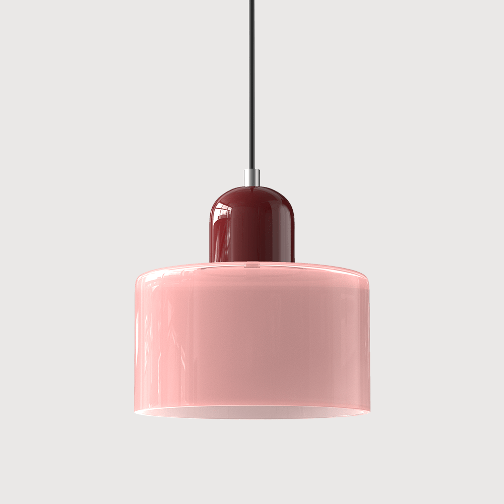Handwoven Glass Pendant Light Bauhaus Style Indoor Hanging Lamp Adjustable Cable for Dining Room Kitchen Home Office | Thomler