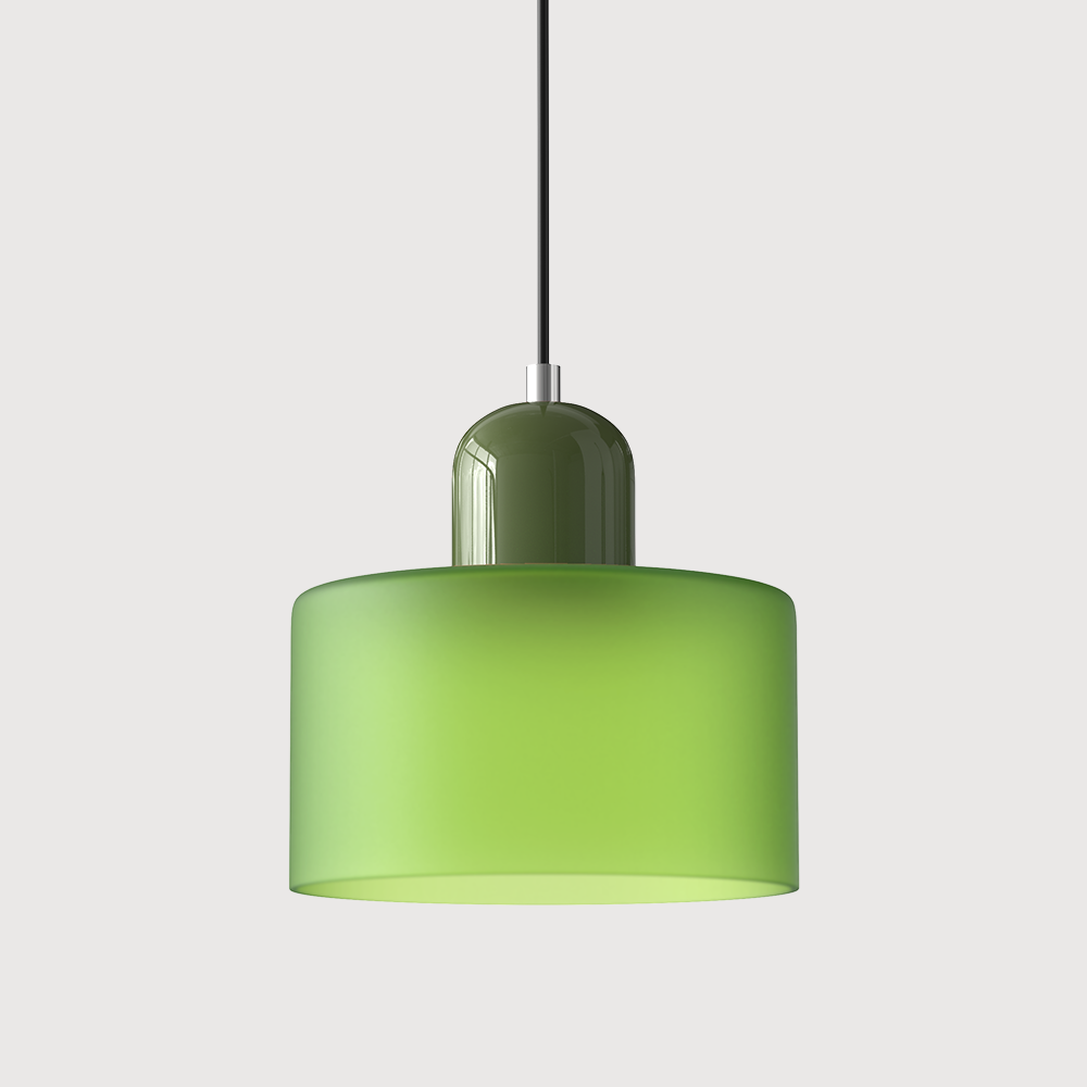 Linear LED Pendant Light White Glass Modern Hanging Fixture for Dining Room Kitchen Island Contemporary Halo Design Adjustable Cable | Thomler