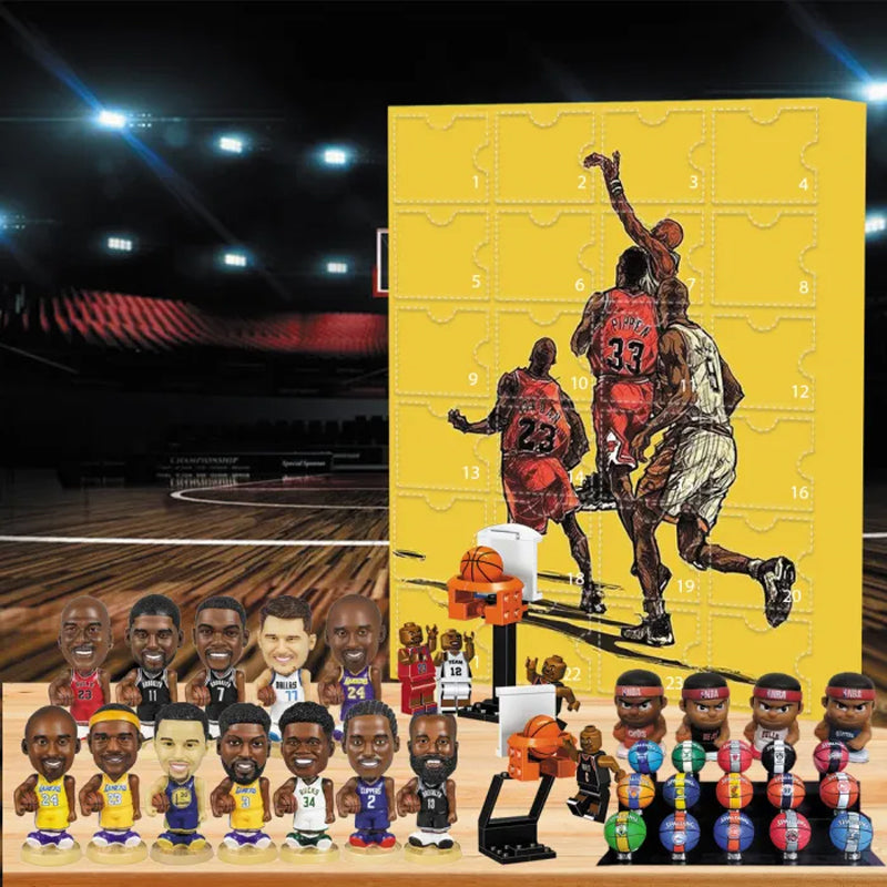 Basketball Holiday Countdown Calendar – 24-Day NBA Fan Gift Box for December | Thomler