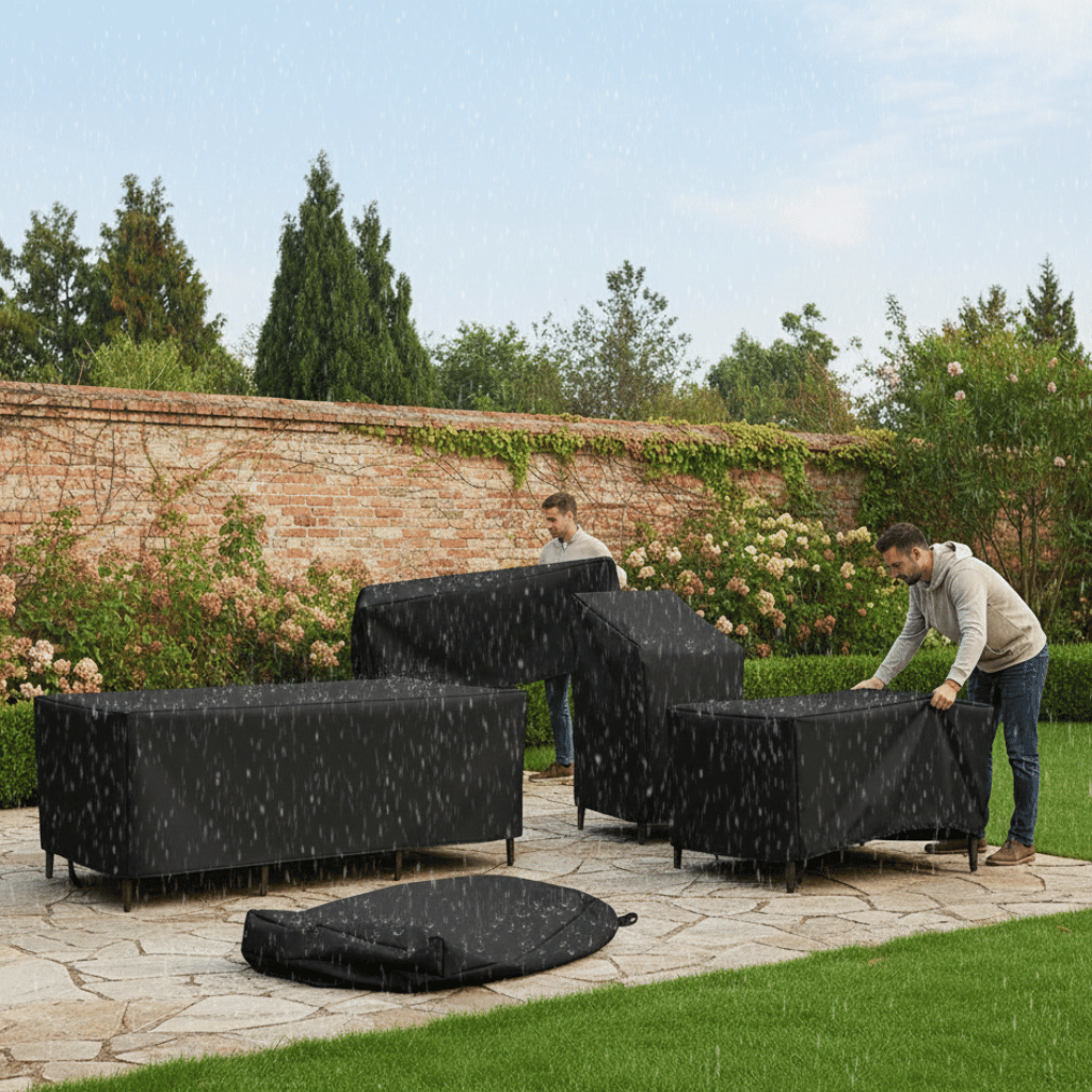 All-Weather Outdoor Furniture Cover - Waterproof UV-Resistant Patio Protection Year-Round | Thomler