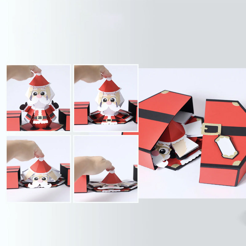 Santa Claus 3D Pop-Up Surprise Card for Christmas Pranks and Holiday Fun | Thomler