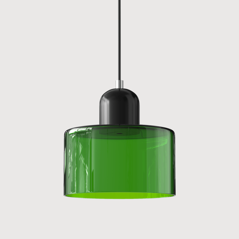 Handwoven Glass Pendant Light Bauhaus Style Indoor Hanging Lamp Adjustable Cable for Dining Room Kitchen Home Office | Thomler