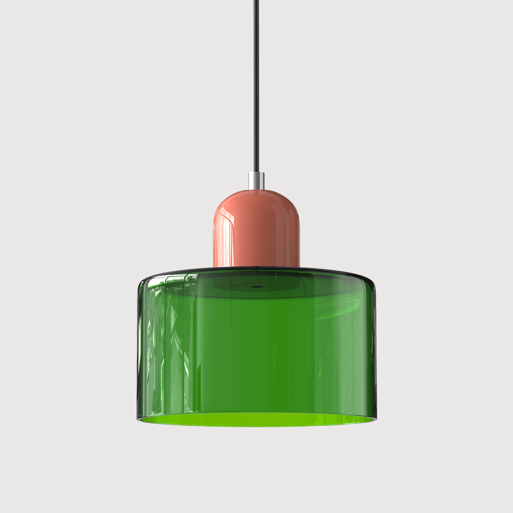 Handwoven Glass Pendant Light Bauhaus Style Indoor Hanging Lamp Adjustable Cable for Dining Room Kitchen Home Office | Thomler