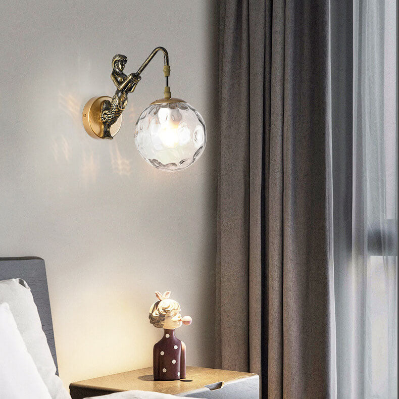 Wall Lamp Metal 10.2 in x 5.9 in Modern Living Room Bedroom LED E26 Fixture Hardwired | Thomler