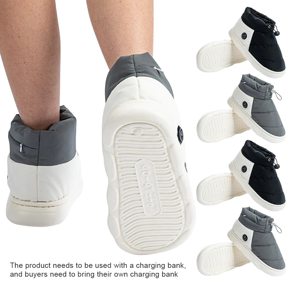 Electric Warming Slippers with 3-Heat Settings for Winter Cold Protection | Thomler