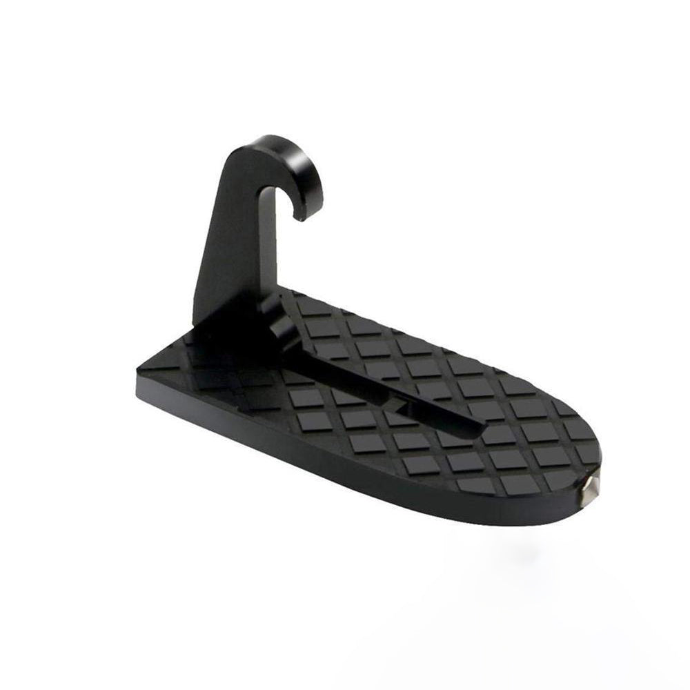 Rooftop Access Step with Emergency Glass Breaker for SUVs, Trucks & Jeeps – Foldable Aluminum Car Door Latch Hook Footstep with Protective | Thomler