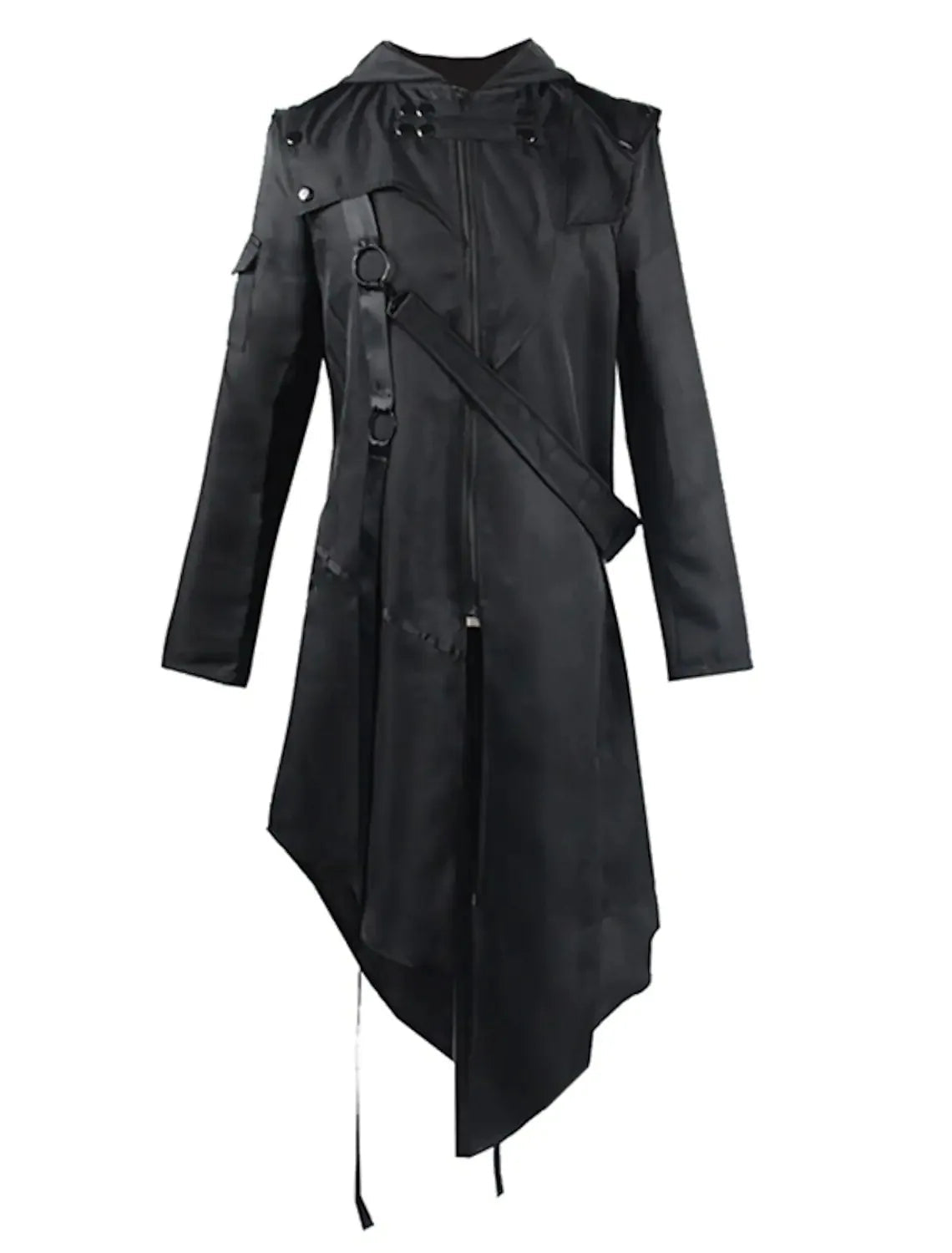 Historical Fantasy Long Coat With Split Back For Men – Roleplay Costume Jacket | Thomler
