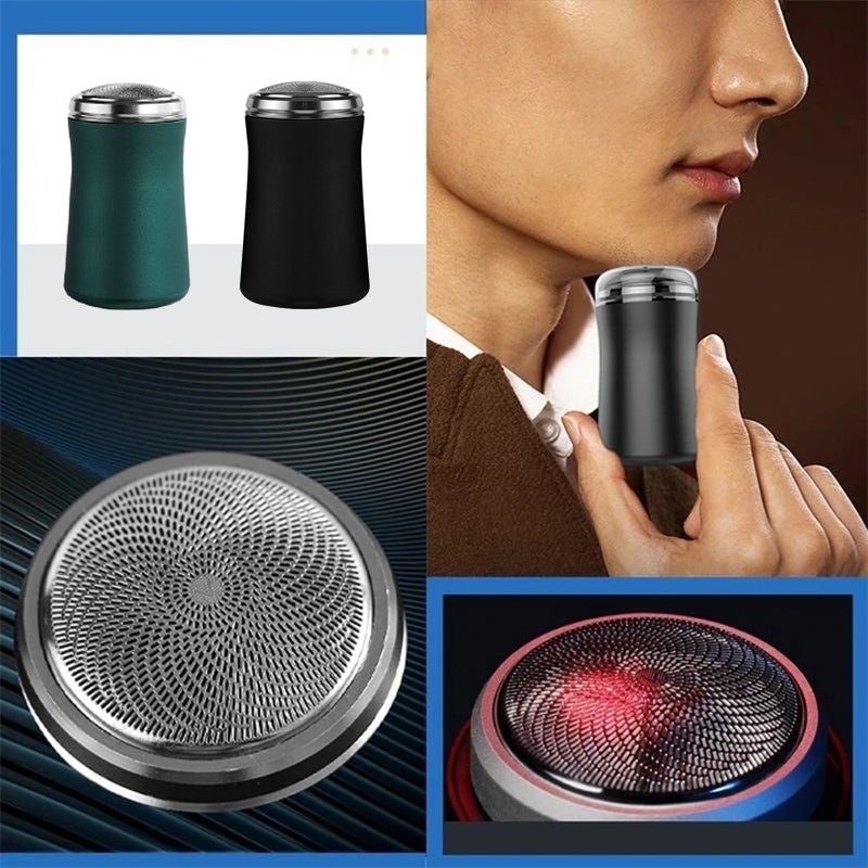 Travel-Size Rechargeable Men's Foil Shaver with USB-C Charging for On-the-Go Grooming | Thomler