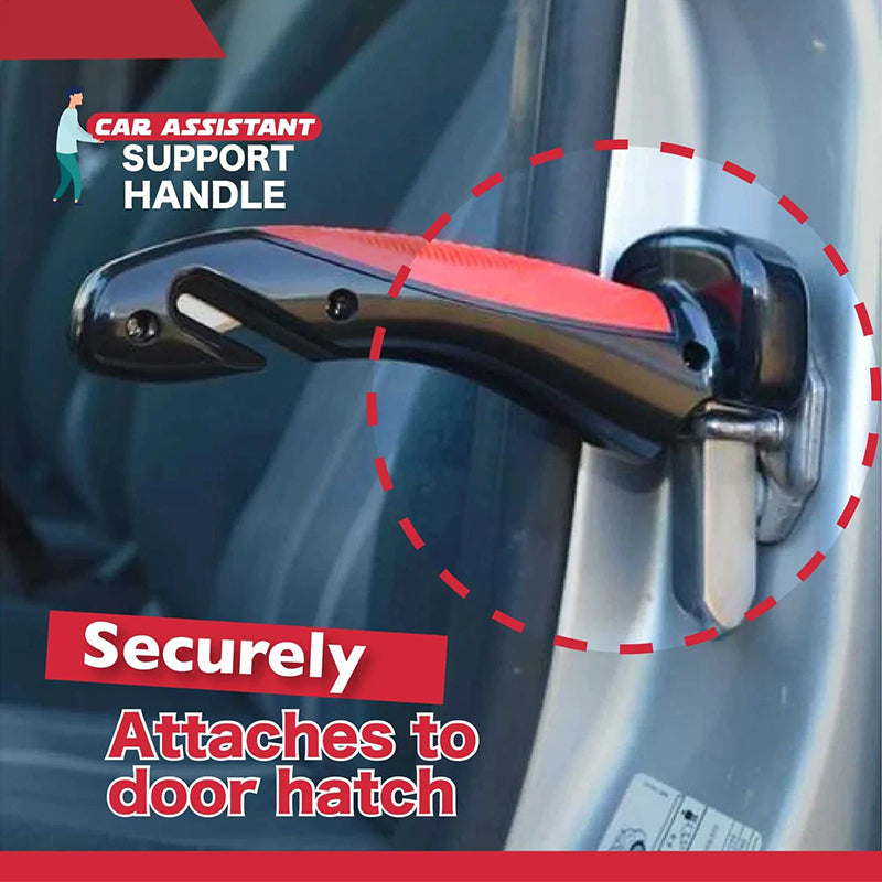 Vehicle Safety Tool with Window Breaker Seatbelt Cutter LED Light Grip Handle for Emergency Escape Car Rescue Kit Seniors Elderly | Thomler