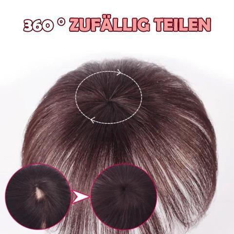 Human Hair Crown Topper Clip-In Hairpiece for Thinning Hair and Hair Loss Coverage Women's | Thomler