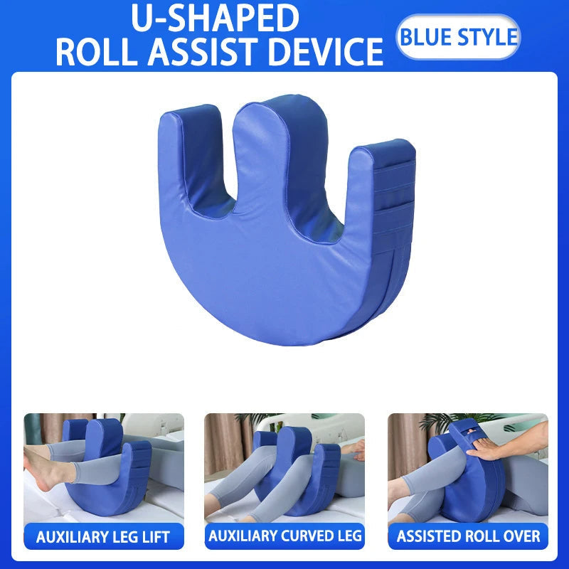 Positioning Wedge Cushion for Bedbound Patients – Caregiver Support Pillow with Handle for Mobility Assistance | Thomler