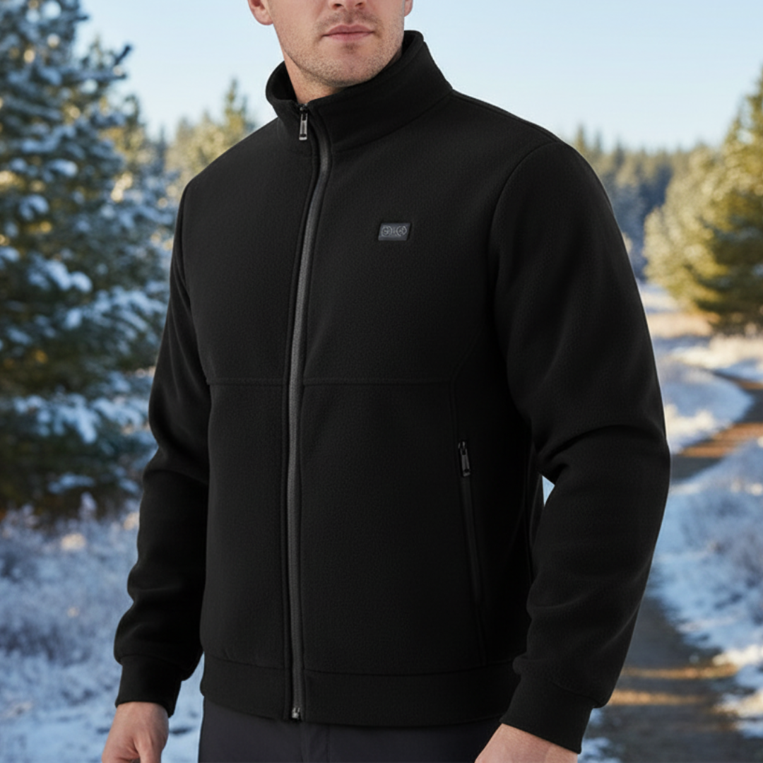 USB Powered Heated Jacket with 8 Heat Zones and Fleece Lining for Men and Women – Winter Warmth Coat | Thomler