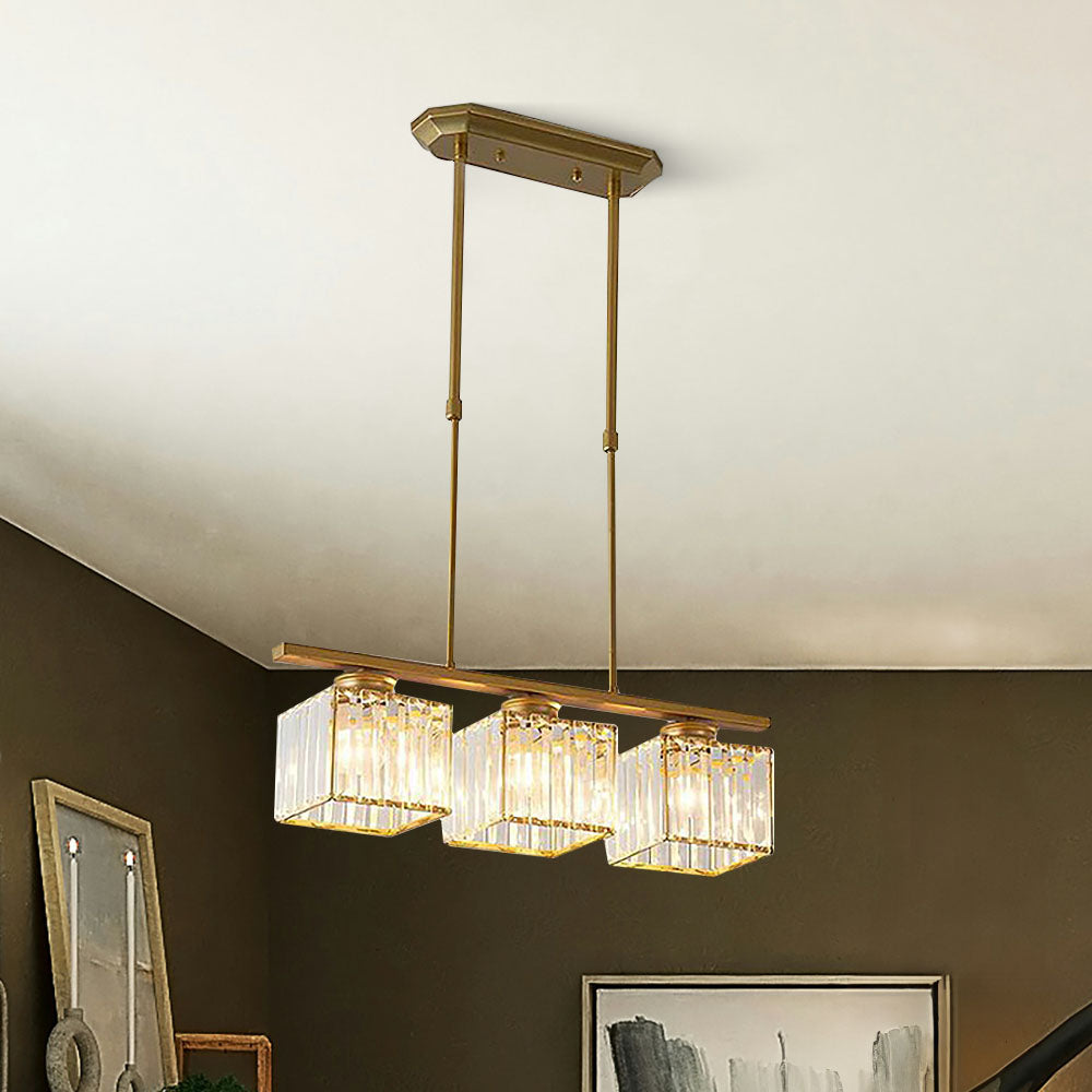 Pendant Light Glass 80.0 cm Black Adjustable Kitchen Island Dining Room Hanging Ceiling Lamp E27 Modern Scandinavian | Thomler