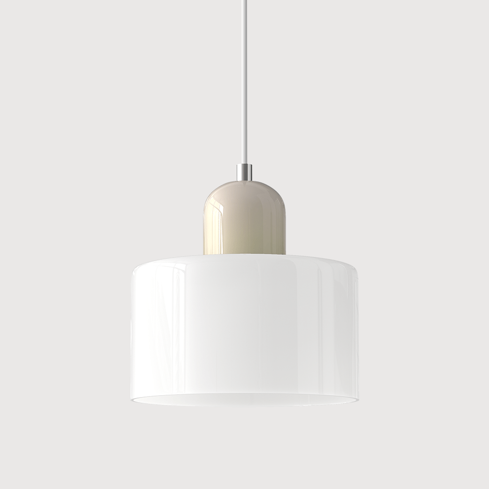 Handwoven Glass Pendant Light Bauhaus Style Indoor Hanging Lamp Adjustable Cable for Dining Room Kitchen Home Office | Thomler