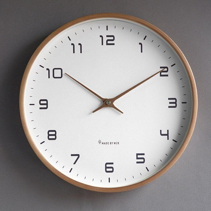 Wandklok Stil Uurwerk Minimalistisch Kunststof 25cm 30cm Woonkamer Slaapkamer Modern | Sansoti