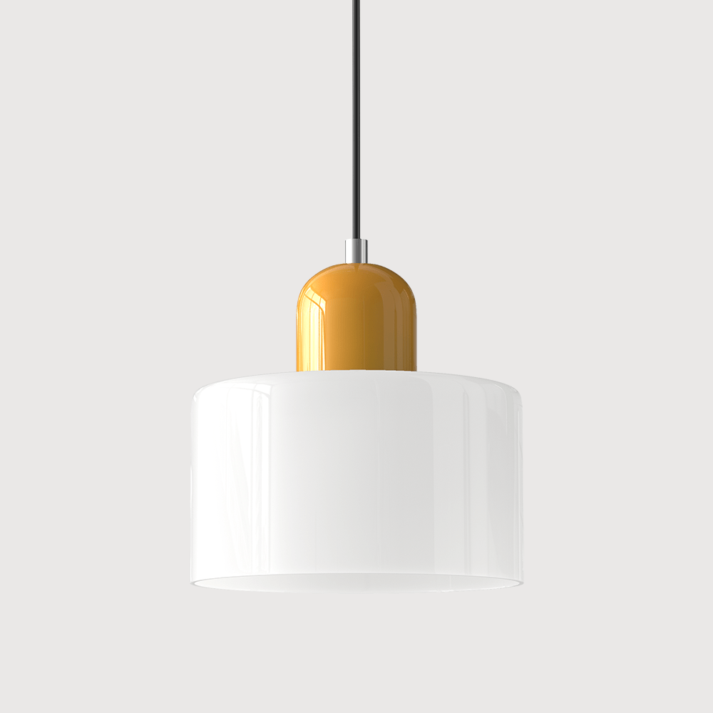 Handwoven Glass Pendant Light Bauhaus Style Indoor Hanging Lamp Adjustable Cable for Dining Room Kitchen Home Office | Thomler