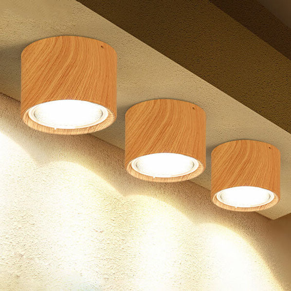 Adjustable Cylinder Spotlight – Surface Mount LED Ceiling Light – Directional Accent Fixture for Living Room, Hallway & Kitchen – Modern | Thomler