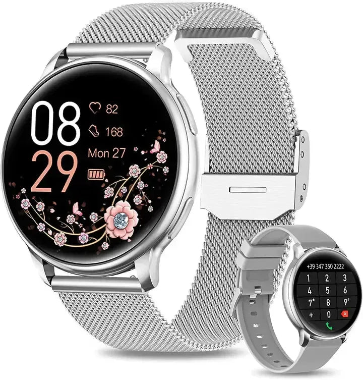 Smartwatch Dames Met Bellen Hartslagmeter Fitness Tracker | Navando