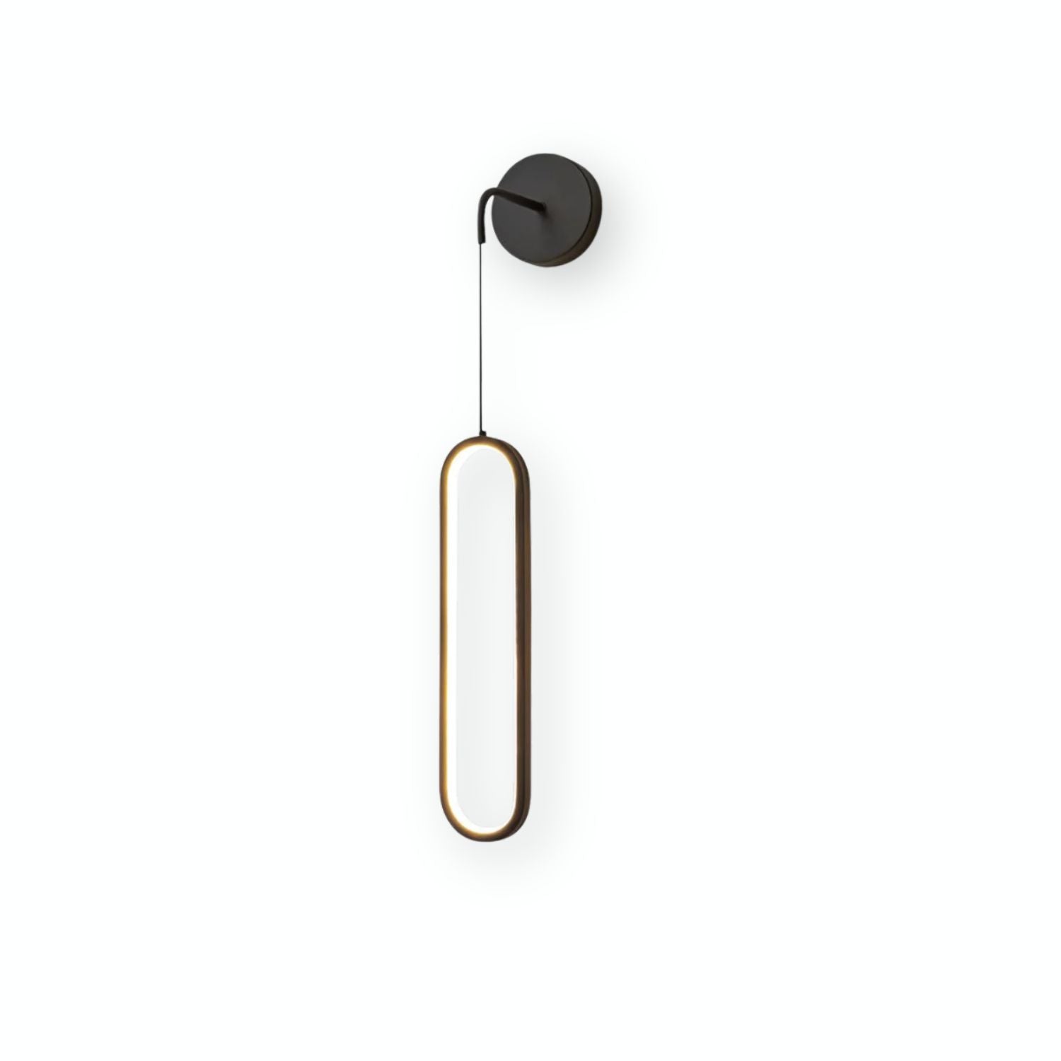 Wall Lamp Brass Integrated LED 68.0 cm White Bedroom Hallway Living Room Hanging Accent Light Adjustable Colour Temperature | Thomler