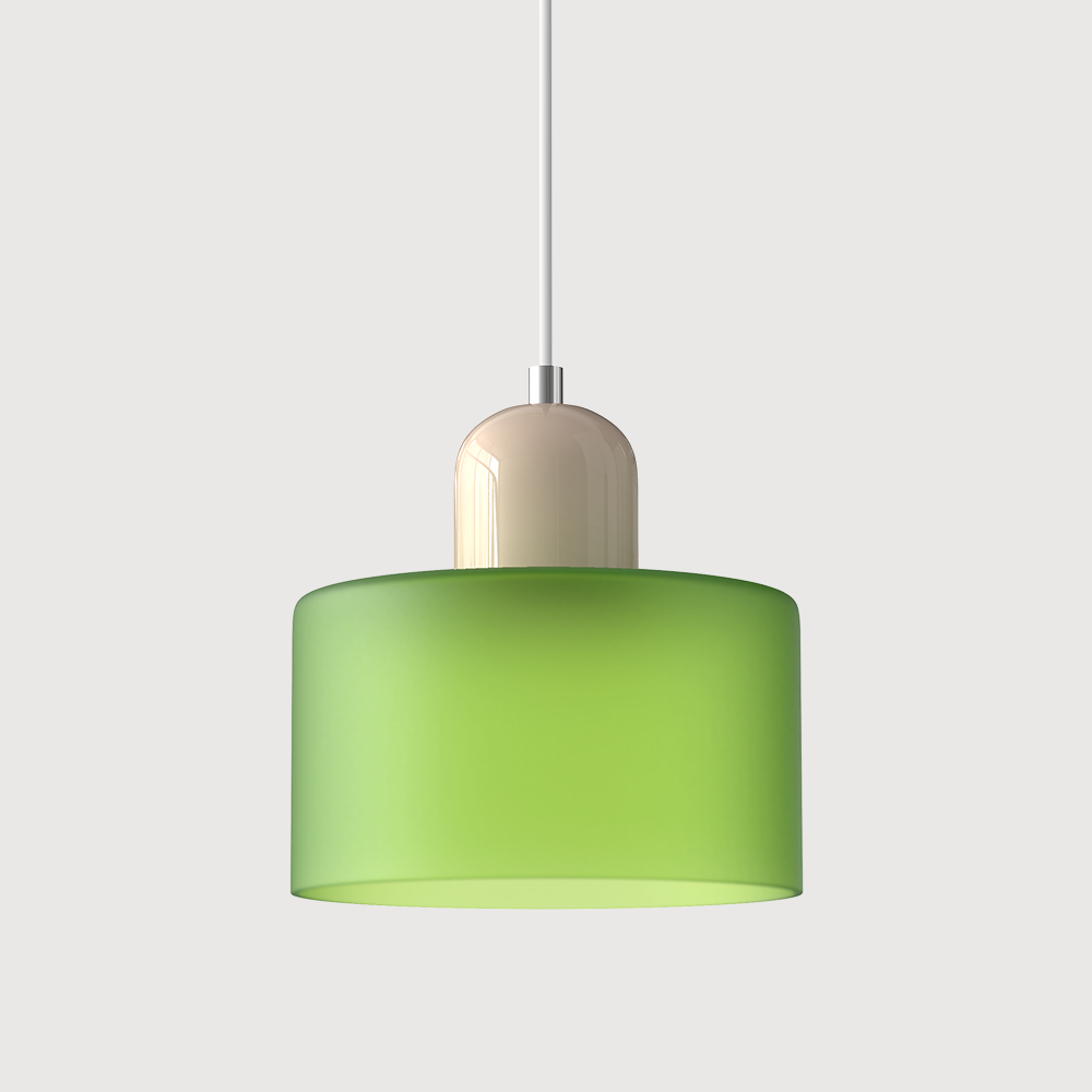 Linear LED Pendant Light White Glass Modern Hanging Fixture for Dining Room Kitchen Island Contemporary Halo Design Adjustable Cable | Thomler