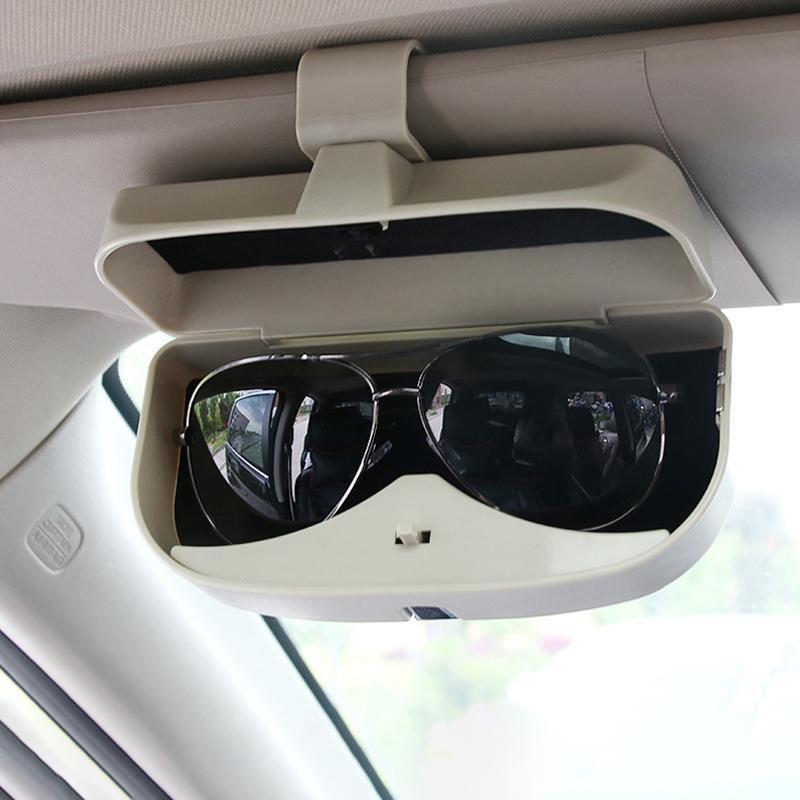 Eyewear Organizer for Car Visor – Magnetic Clip-On Holder with Card Slots | Thomler