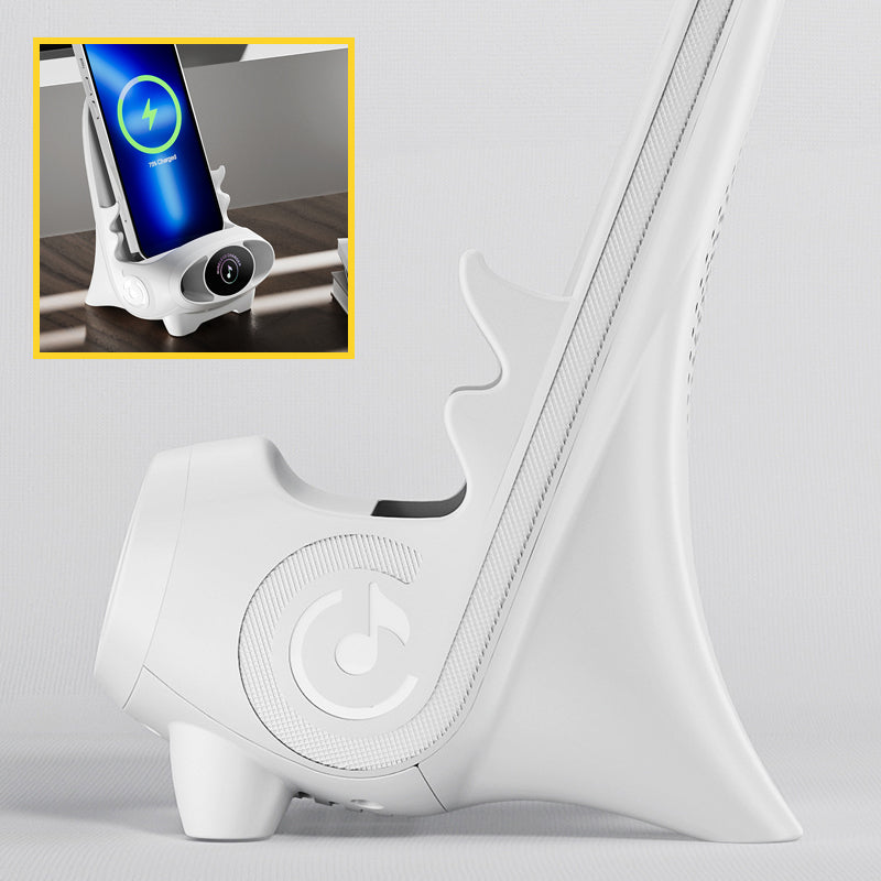 Wireless Phone Charging Stand 15W Qi Fast Charger Desktop Holder with Sound Amplifier for iPhone Android Horizontal Vertical Mount | Thomler