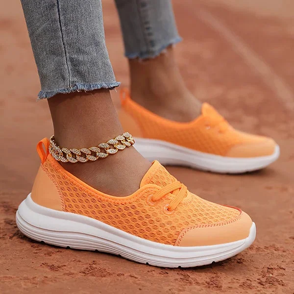 Breathable Mesh Walking Shoes with Arch Support for Women – Lightweight Wedge Design for All-Day Comfort | Thomler