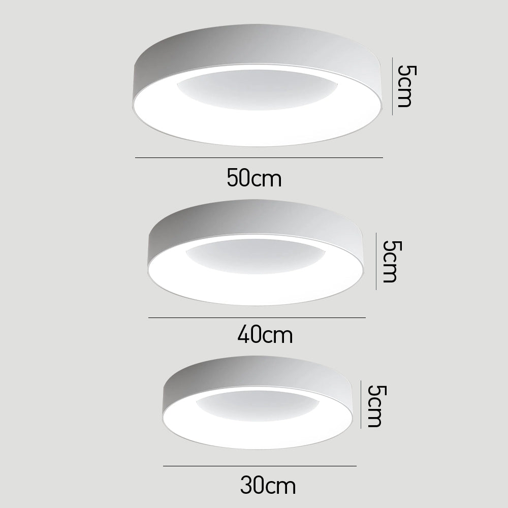 Ceiling Light Iron Acrylic LED 220–240V Round Low Ceiling Bedroom Hallway Flush Mount Living Room Lighting | Thomler
