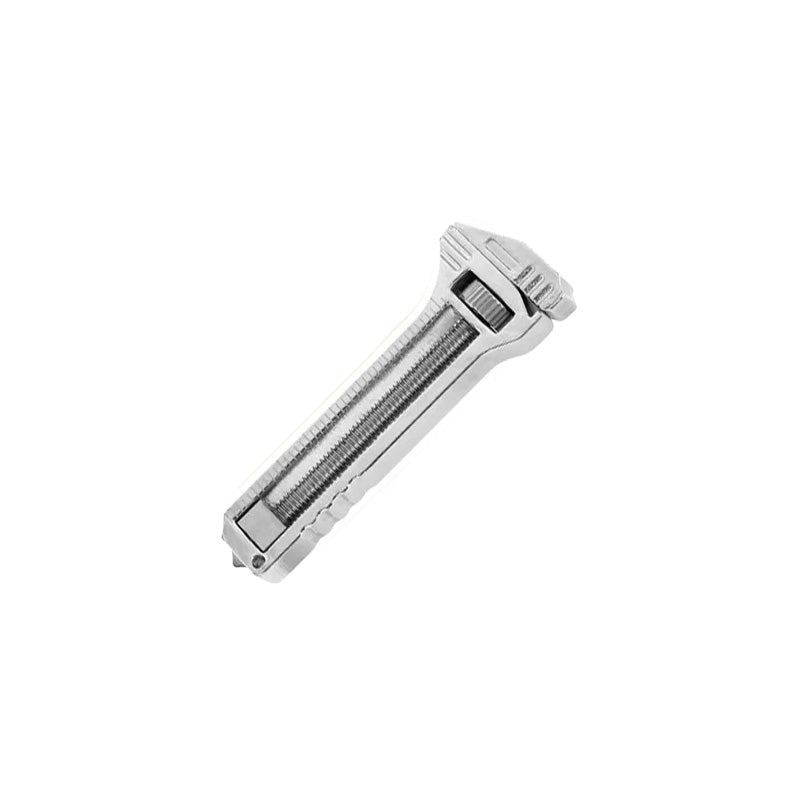 Compact Adjustable Wrench with Bottle Opener & Measurement Tool for Everyday Repairs, Home DIY, Camping & Outdoor Use – Zinc Aluminum | Thomler