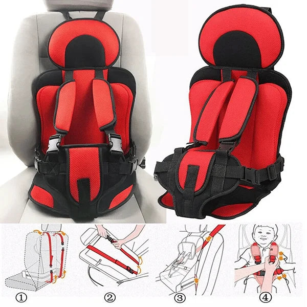 Adjustable Child Car Seat with 5-Point Harness for Infants, Toddlers & Kids | Breathable Cushion, Side-Impact Protection & | Thomler