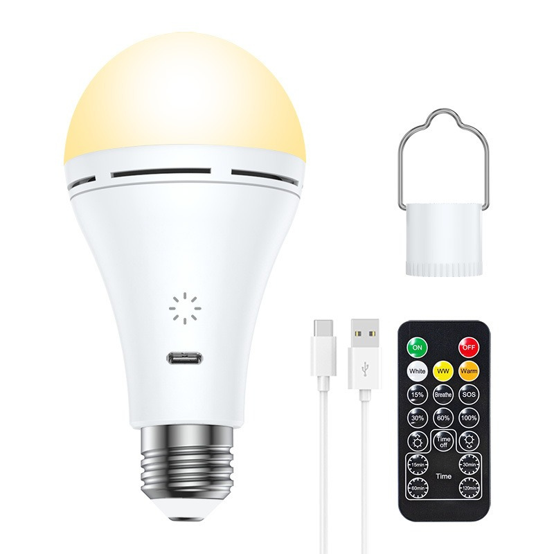 Rechargeable LED Touch Lamp with Remote Control | Cordless Portable Light for Bedside, Desk, or Nursery | Dimmable Brightness Settings | Thomler