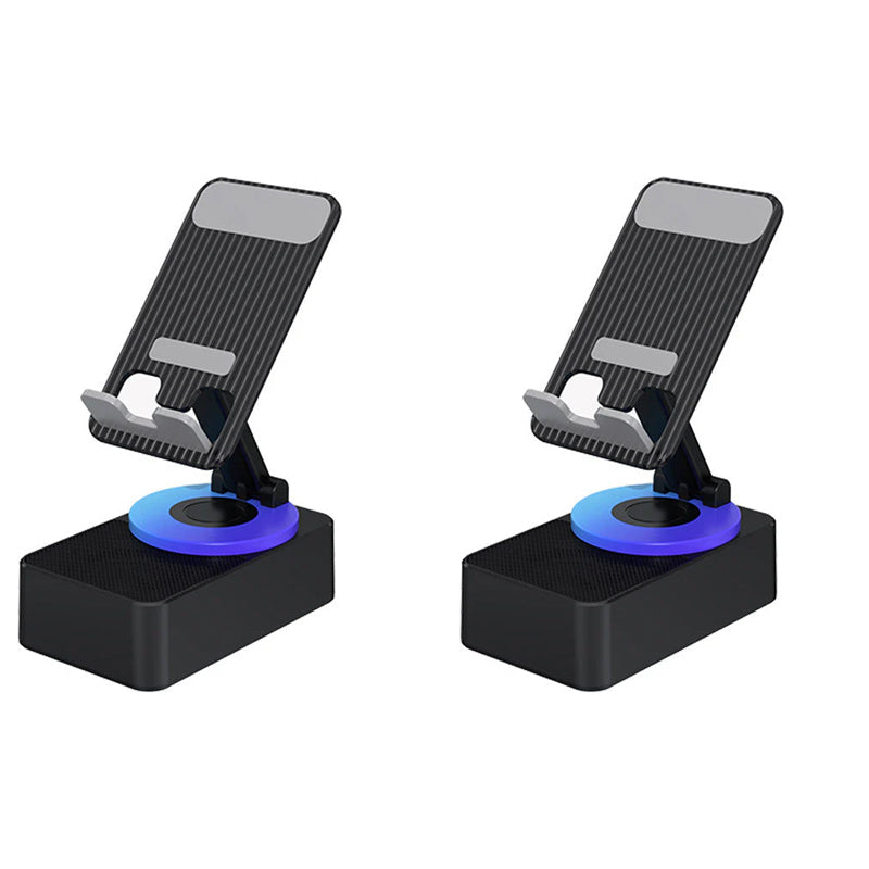Rotating Wireless Speaker Phone Stand with 40mm Subwoofer & 360° Swivel for Smartphones & Tablets | Thomler