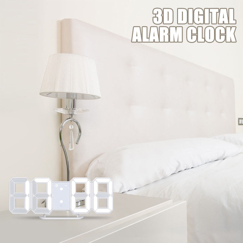 Digital LED Alarm Clock with Temperature Display & Color-Changing Backlight for Bedroom Desk | Thomler