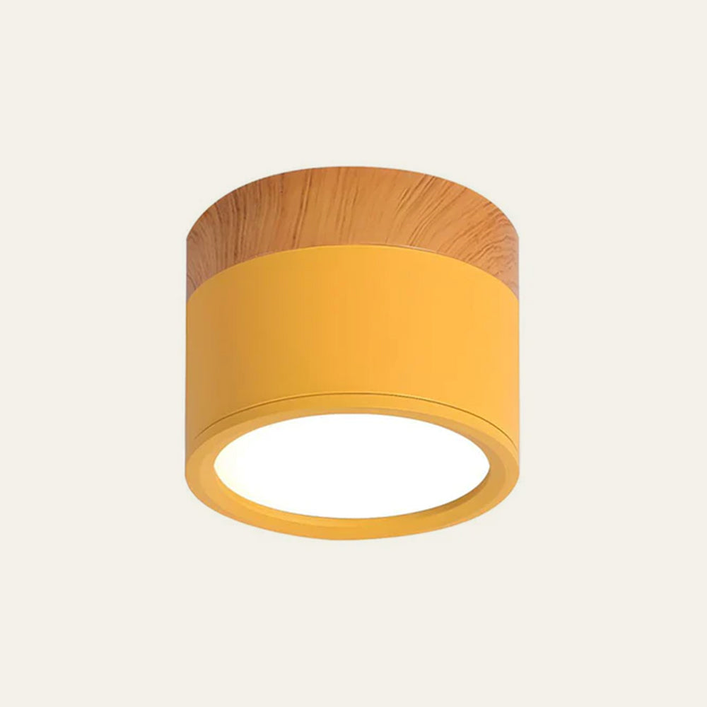 Ceiling Light Aluminium Wood LED 5W 7W Modern Hallway Living Room Surface Mounted Lamp | Thomler
